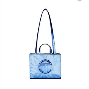 Medium cobalt telfar shopper